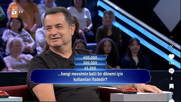 "... hangi mevsimin belli bir dönemi için kullanılan ifadedir?" sorusunda kafası karışan Yenenler, "kavurma sıcakları" gibi bir ifade kullandı. Görseli