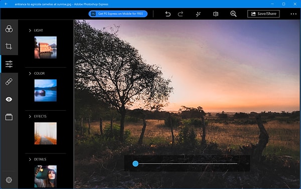 10. Photoshop Express