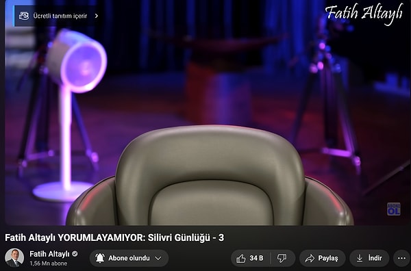 Gazeteci Fatih Altaylı, tutuklu da olsa cezaevinden avukatı aracılığıyla yazdığı mektuplarla Youtube’da ses getirmeye ve gündemi belirlemeye devam ediyor.