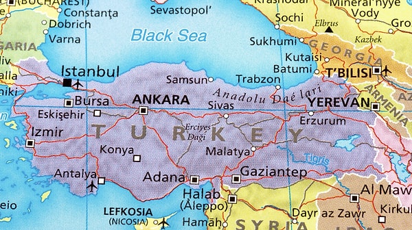 Area Codes in Turkey (City Code List)