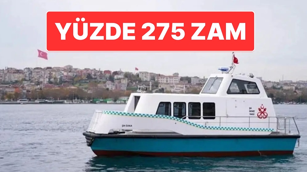 Tek Fiyat Uygulaması: İstanbul’da Deniz Taksi Ücretlerine Yüzde 275 Zam Geldi