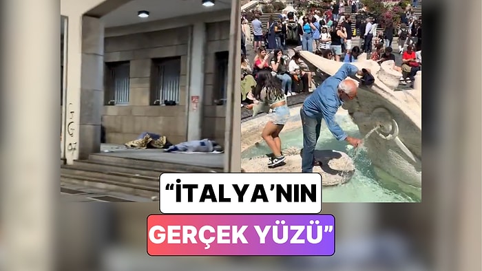 Bir Sosyal Medya Kullanıcısı İtalya Seyahati Sırasında Ülkenin Görünmeyen Yüzünü Paylaştı