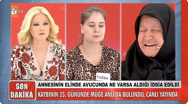 10. Müge Anlı'da kayıp olarak aranan Tuğba, 23. gününde bulundu.