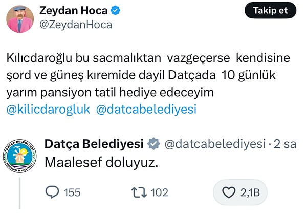 İşte o konuşma: Görseli