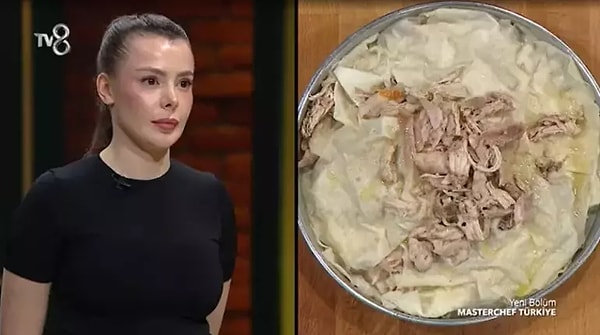 Yarışmacı durumu itiraf etmek zorunda kaldı.