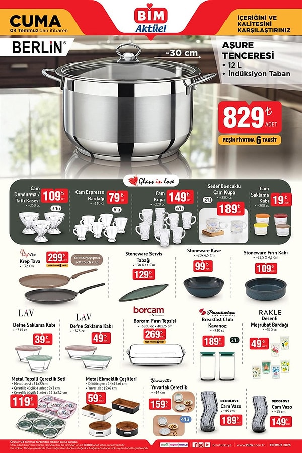 Berlin Aşure Tenceresi 829 TL