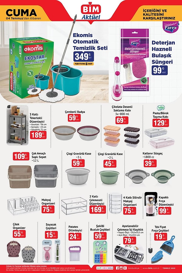 Ekomiks Otomatik Temizlik Seti 349 TL