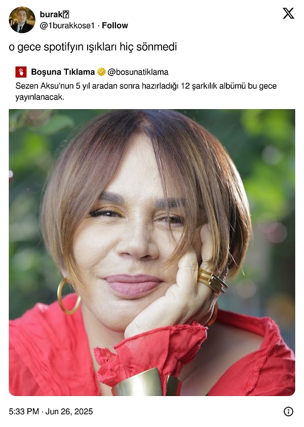 Albüm de konuşulanlar arasında... Görseli