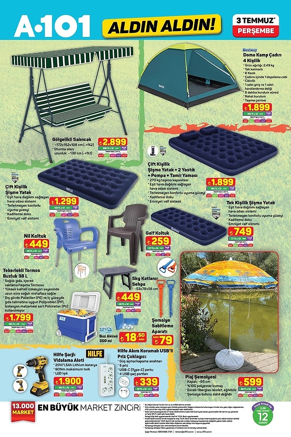 Gölgelikli Salıncak 2.890 TL