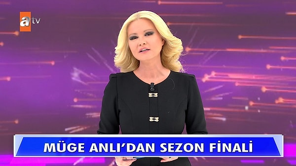 Müge Anlı hayranları için o kara gün geldi çattı! Müge Anlı ile Tatlı Sert son bölümüyle ekrana geldi.