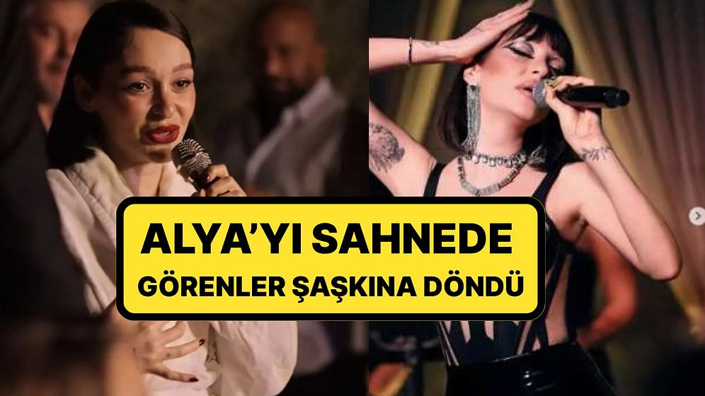 Şarkıcı Alya Konsere Bornozla Çıkmasının Nedenini Açıkladı: Bavulu İstanbul'da Unutulmuş!