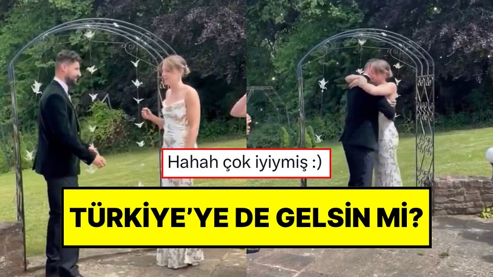 Taş-Kağıt-Makas Oyunu ile Hangi Tarafın Soyadını Kullanacaklarını Seçen Çift Eğlenceli Anlara Vesile Oldu