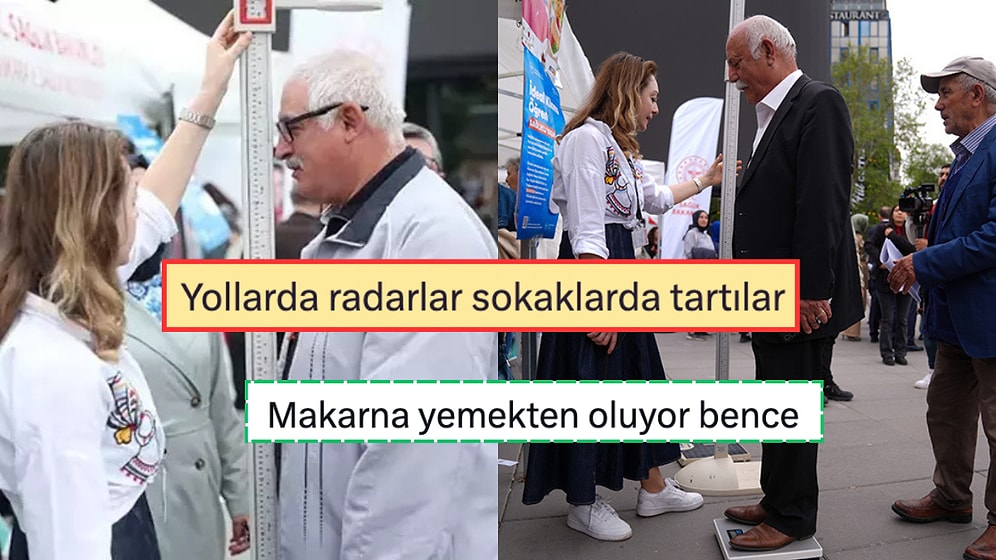 Sağlık Bakanlığı’nın Meydanlarda Yaptığı Boy Kilo Ölçümünün Sonuçları Belli Oldu
