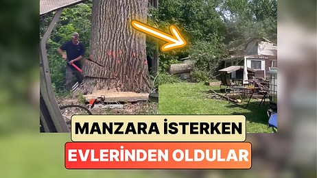 Evlerinin Önündeki Ağacı Manzara Sebebiyle Kestiren Aile Yanlış Planlama Yüzünden Evlerinden Oldu