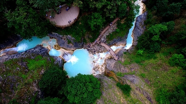 Karadeniz’in en nadide güzeliklerinden biri de Giresun’daki Mavi Göl’dü.