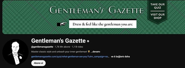 9. Gentleman's Gazette