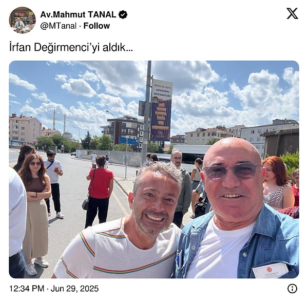 Eski CHP Milletvekili Mahmut Tanal’ın paylaşımı 👇