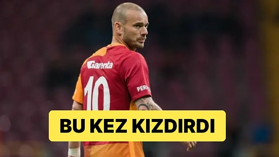 "Sessiz Kal" Akımına Katılan Weslej Sneijder'in Cevapları Galatasaray Taraftarını Kızdırdı