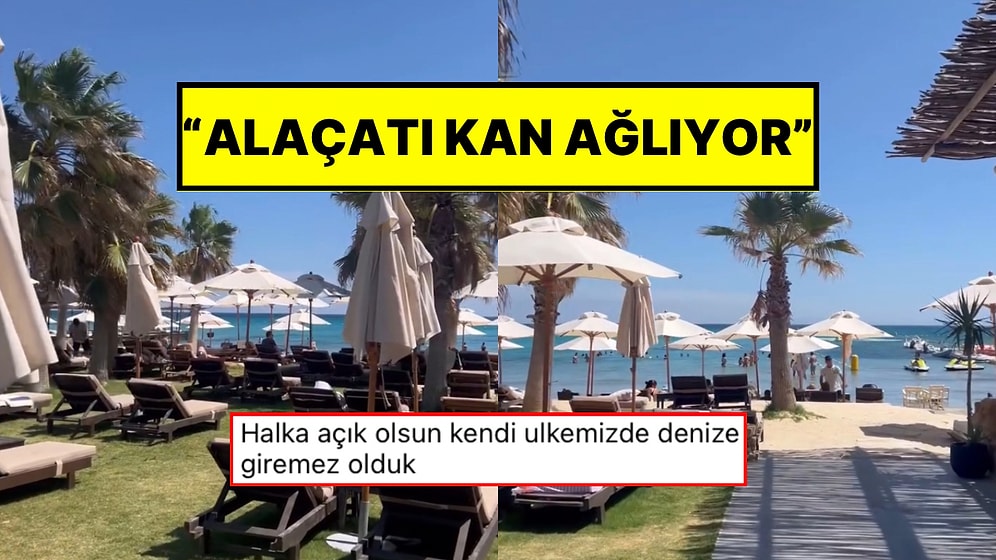 Alaçatı’da Beach’e Giden Tatilci Şezlongların Boş Olduğunu Paylaştı: “Alaçatı Kan Ağlıyor”