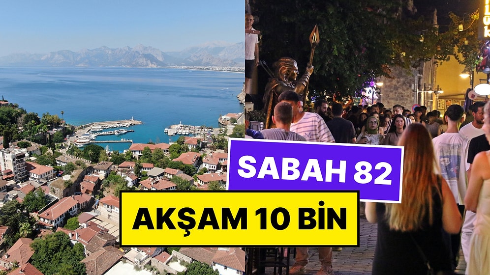 Sabah Nüfusu 82 Akşam 10 Bin! Yerli Yabancı Turist Nüfus Patlamasına Neden Oldu
