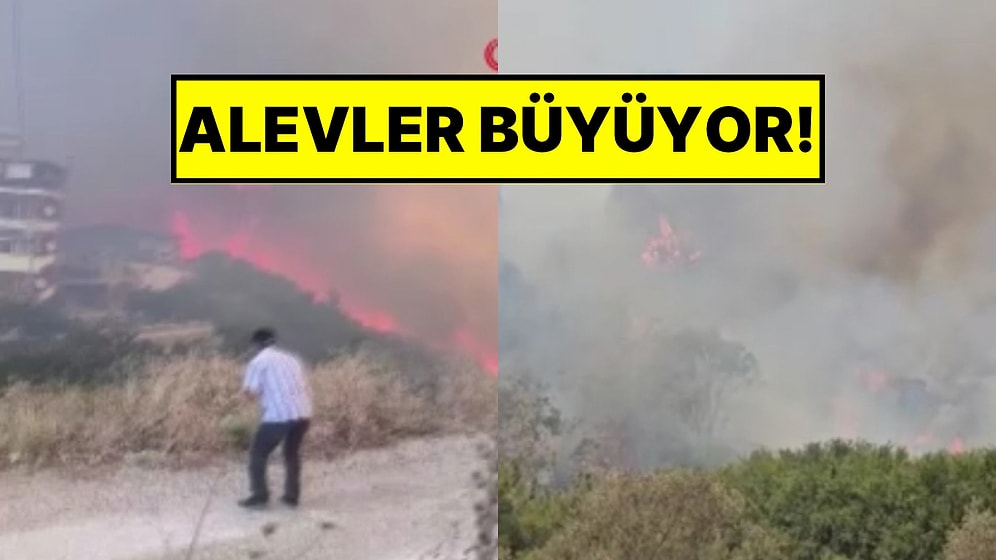 Hatay’da Çıkan Orman Yangınında Evler Zarar Görmeye Başladı: Vatandaşlar Zorlu Anlar Yaşıyor