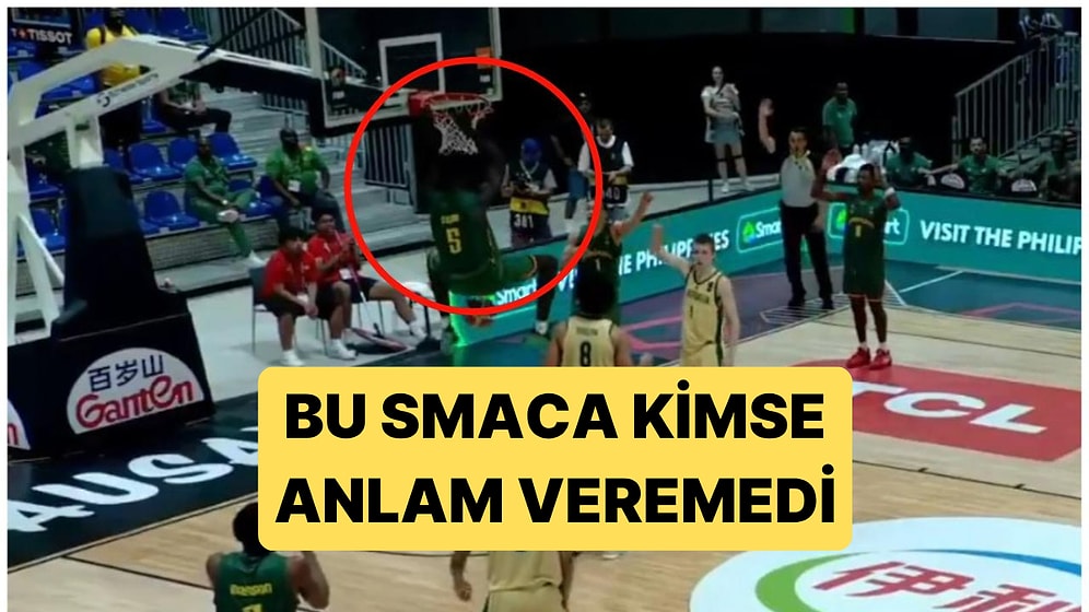Kamerun - Avustralya U19 Basketbol Maçında Basılan Smaç Şok Etkisi Yarattı