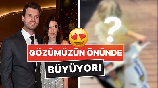Tatlıtuğ Ailesinin Küçük Prensi Kurt Efe’den Yeni Paylaşım: Bu Kez Oyuncak Motosiklette!