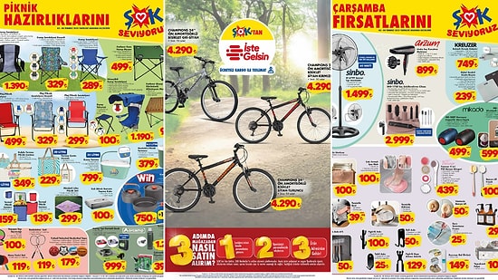 ŞOK'a Güneşlikli Kamp Sandalyesi Geliyor! 2 Temmuz 2025 ŞOK Aktüel Ürünler Kataloğu