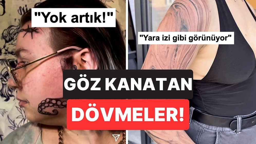 Yaptırdıkları Göz Kanatan Dövmelerle Görenlere Hayatı Uzun Uzun Sorgulatan Acayip Kişiler