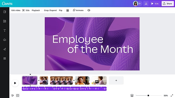 7. Canva Video Editor