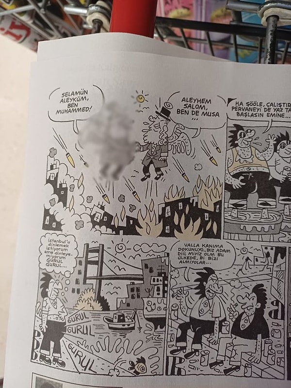 Leman Dergisi’nde soruşturmaya neden olan karikatür 👇