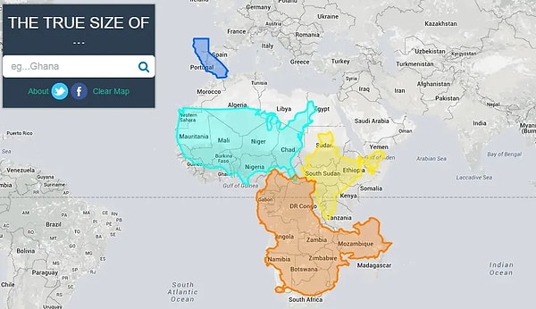 11. The True Size Of