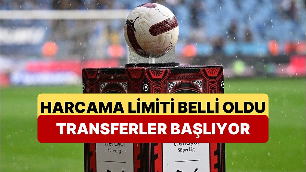TFF, Süper Lig'deki Takımların Harcama Limitlerini Açıkladı