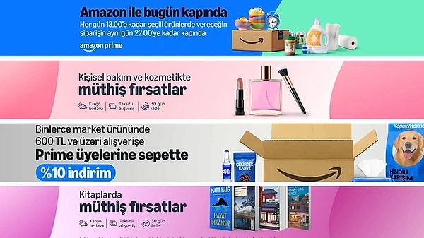 Amazon.com.tr kampanyaları ve detaylarına ulaşabileceğiniz linkler aşağıda 👇🏽