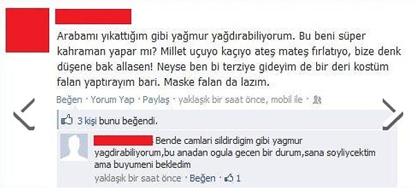 2. 'Şu an ne yapıyorsun?' sorusuna verilen aşırı detaylı yanıtlar.