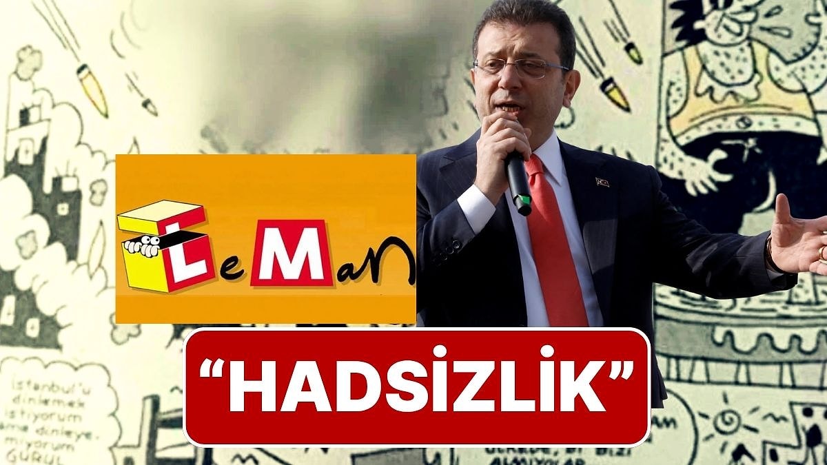 “Hadsizliği Kınıyorum:” Ekrem İmamoğlu’ndan Leman’da Yayınlanan Karikatür Hakkında Açıklama