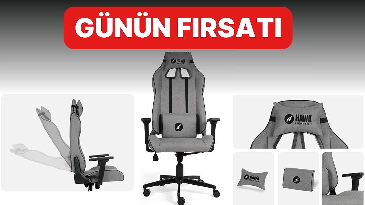 Günün Fırsatı: Çok Satanlar Listesinde Yer Alan Hawk Gaming Chair FAB V1 Oyuncu Koltuğu İndirimde!
