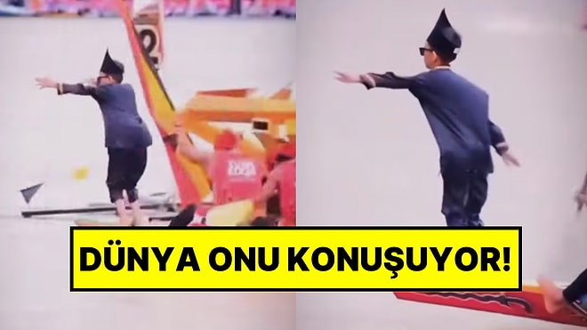 Çok Rahat, Çok Profesyonel: Endonezya’nın Geleneksel Kano Yarışında Bir Çocuğun Dansı Globalde Viral Oldu!