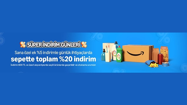 01.07.2025 tarihinde başlayan ''Süper İndirim Günleri'' günlük ihtiyaçlarınızı uygun fiyata almak için özel bir indirim sunuyor.