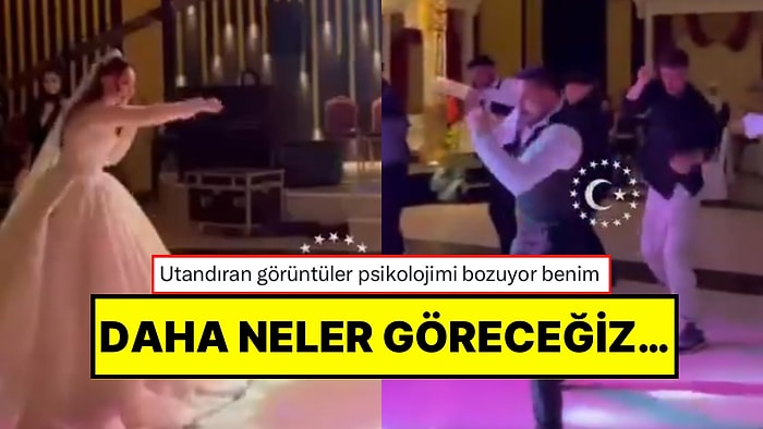 Bir Çiftin Düğünlerinde Dans Etmek Yerine Gölge Boksu Yaptığı Anlar Sosyal Medya Kullanıcılarının Diline Düştü