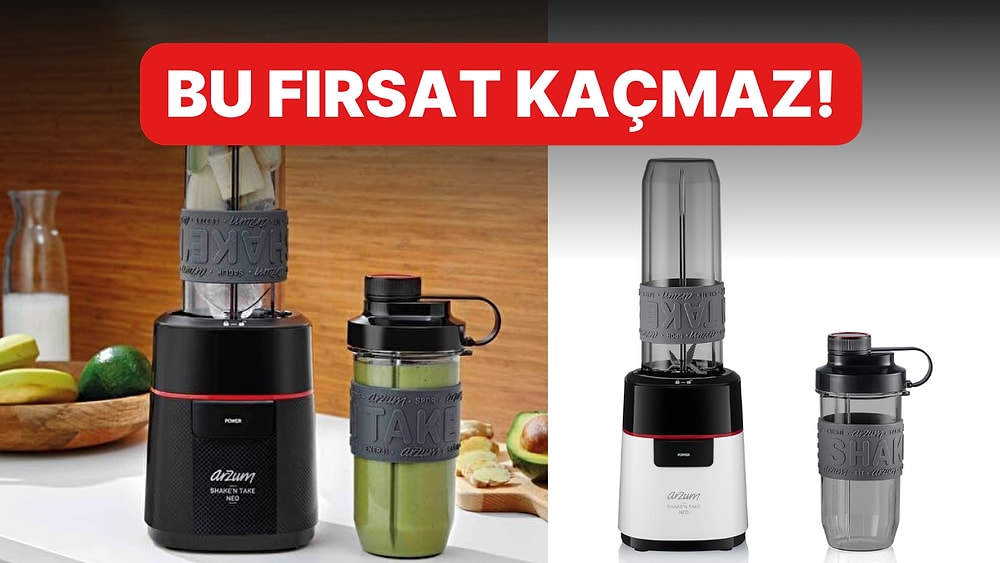 Günün Fırsatı: Arzum Shake'N Take Neo Kişisel Blender İndirimde!