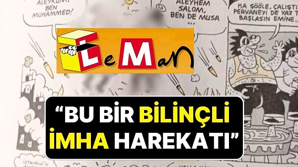 Leman’da Yayınlanan Karikatür Hakkında Derginin Genel Yayın Yönetmeni Tuncay Akgün'den Açıklama Geldi