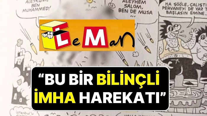 Leman’da Yayınlanan Karikatür Hakkında Derginin Genel Yayın Yönetmeni Tuncay Akgün'den Açıklama Geldi