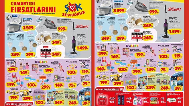 ŞOK'a Philips Buhar Kazanlı Ütü Geliyor! 5 Temmuz 2025 ŞOK Aktüel Ürünler Kataloğu