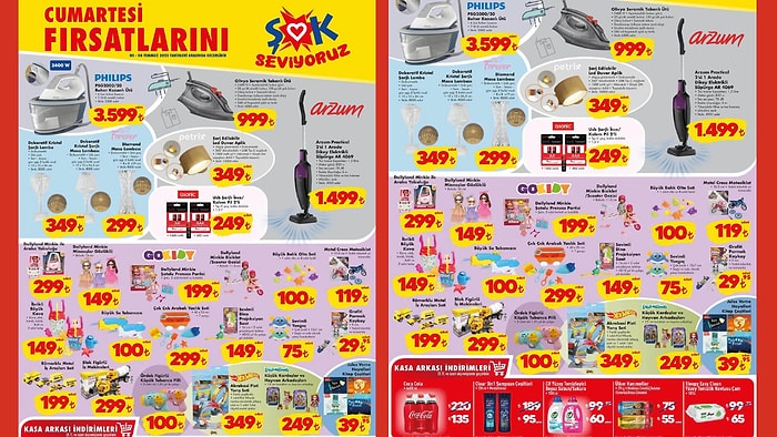 ŞOK'a Philips Buhar Kazanlı Ütü Geliyor! 5 Temmuz 2025 ŞOK Aktüel Ürünler Kataloğu