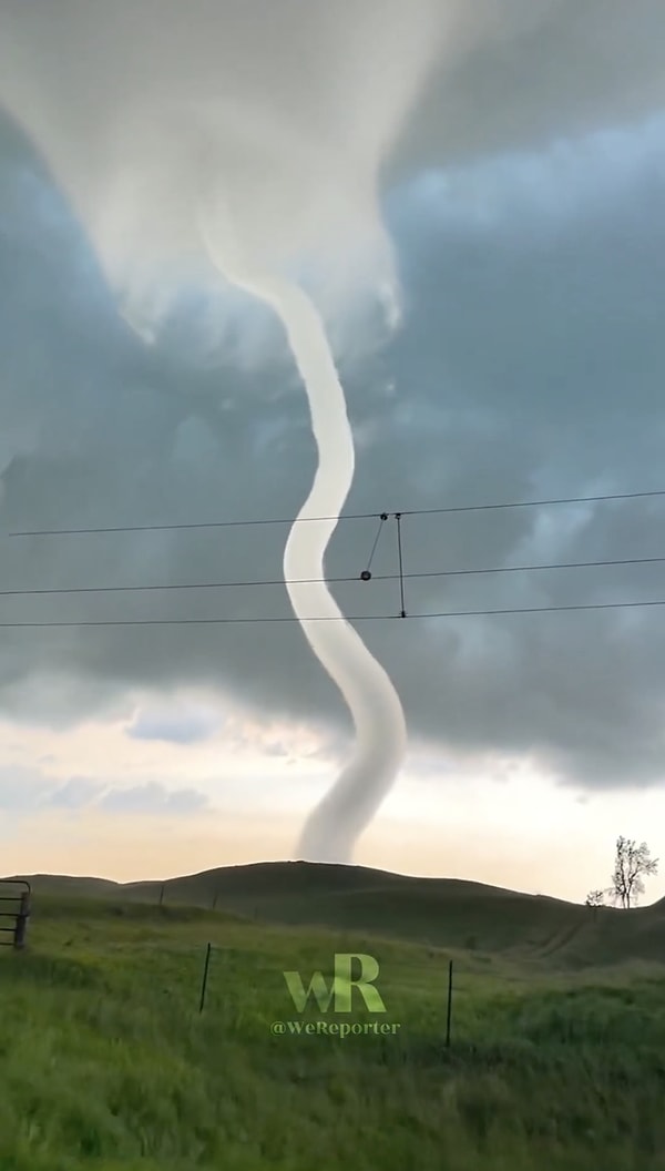 Görüntüler ise Amerika Birleşik Devletleri'nin Iowa eyaletine bağlı Cerro Gordo'da bulunan Clear Lake şehrinden!