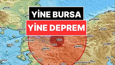 Bursa'da Yine Deprem! Bursa'daki 4.3'lük Deprem İstanbul'da Hissedildi