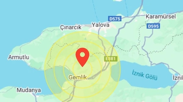 Bursa Gemlik’te yaşanan deprem hareketliliği korku yaşattı.