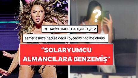 Siyah Saçlarıyla Radikal Değişikliğe Giden Hadise'nin Yeni İmajı Goygoycuların Diline Fena Dolandı!