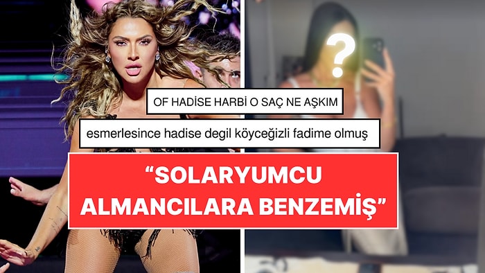 Siyah Saçlarıyla Radikal Değişikliğe Giden Hadise'nin Yeni İmajı Goygoycuların Diline Fena Dolandı!